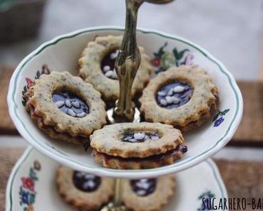 Mohnplätzchen mit Pflaumenmus