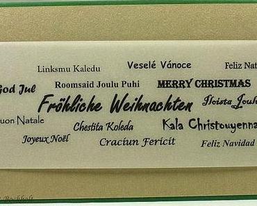 Last Minute Weihnachtskarte