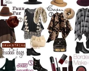 Weekend Inspiration: 6 favourite Fall Trends 2014