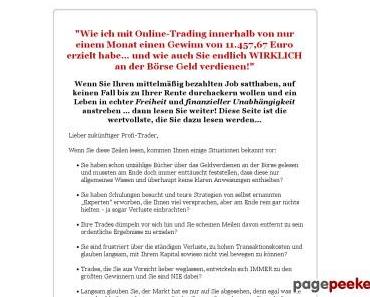Online  Trading System für Devisen (Forex) und Aktien Trader, Daytrading,  Forextrading und Aktienhandel