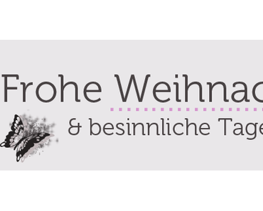 Frohe Weihnachten an alle : )