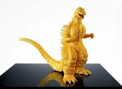 Ein Godzilla ganz aus Gold