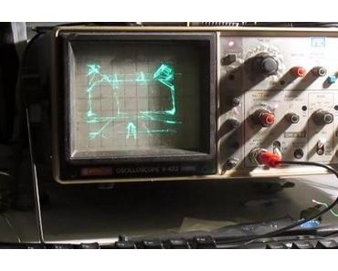 Ego-Shooter Quake auf dem Oszilloskop spielen