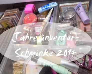 Jahresinventur-Schminke 2014 ♥