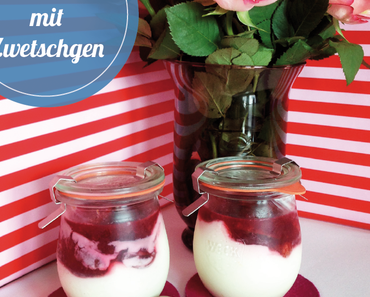 Mascarponecreme mit Zwetschgen