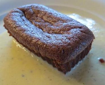 Fondants chocolat et creme de marrons
