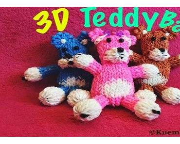 Rainbow Loom Teddy Bear 3D