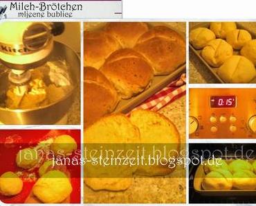 In den Topf geschaut * Milch-Brötchen... mljecne bublice