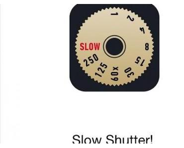 Slow Shutter aktuell kostenlos über Apple Store App