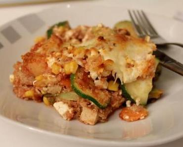 Clean Eating Recipe: Quinoa-Tofu-Auflauf