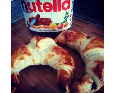 Schnelle Nutella-Hörnchen