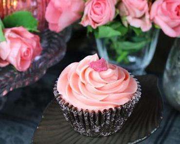 Cupcakes: Schokolade trifft Rose