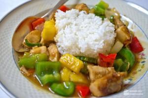 Hähnchen Chinesisch Süß-Sauer