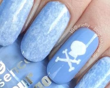 [Nails] Marmorierte Nägel mit Frischhaltefolientechnik