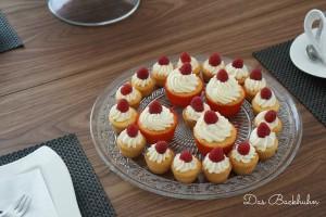 Himbeer-Schoko-Cupcakes und Apfeltraum