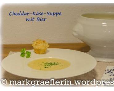 Cheddar-Käse-Suppe mit Bier