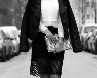 OUTFIT: BLACK CUT OUT SKIRT