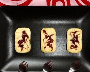 Käseküchlein mit Kirsch-Limettenkonfitüre