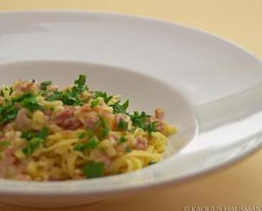 schlicht und einfach, niederheinischer Nudelteller