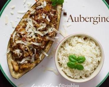 Gefüllte Aubergine mit Raucharoma