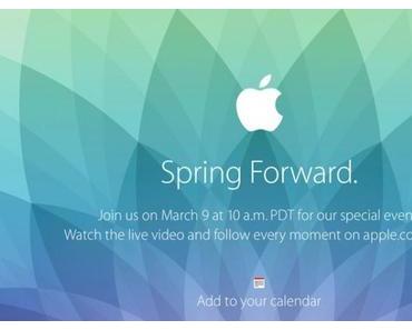 Apple Keynote am 9. März: Apple Watch Termin und Livestream
