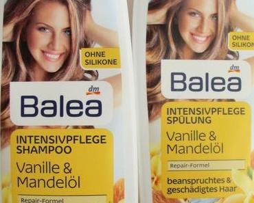 Balea Intensivpflege Vanille & Mandelöl Shampoo und Spülung