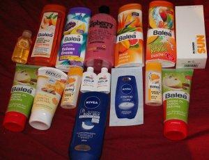 Warum habe ich soviel davon? – Heute: Duschzeug