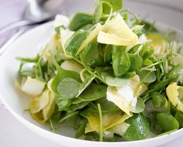 Postelein Salat mit Chicorée