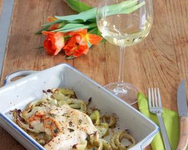 Hähnchenbrust auf Fenchelgemüse / Chickenbreast on fennel