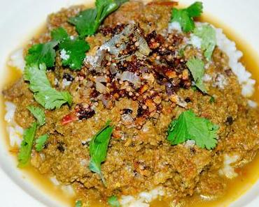 Lamm mit Kokos (Erachi Verthathu Rachathu)