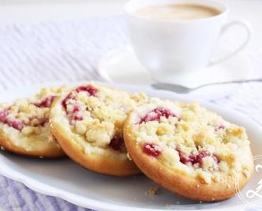 Die letzte Ehre für Konfitüre – Himbeer-Cream Cheese-Streusel-Taler