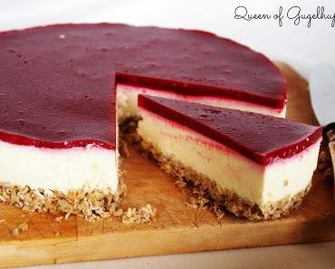 White Chocolate Raspberry Cheesecake, no bake
