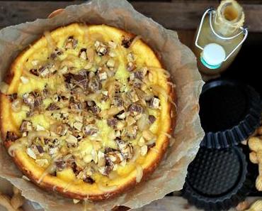 Schneller Snickers-Cheesecake.... und Du wirst nicht zur Diva!
