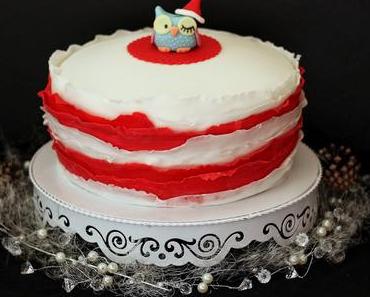 {Motivtorte} Die passende Eule zu Nikolaus