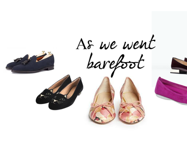 A butterfly: (Fashion) As we went barefoot ...