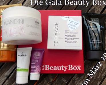 Die Gala Beauty Box im März 2015 – einmal ausgepackt
