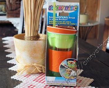 Becher und Snackhalter in einem mit Snacky Magic