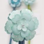 Frühlingsblume mit verschiedenen Blumenstanzen