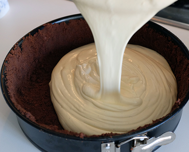 CHEESECAKE MIT SCHOKOGANACHE