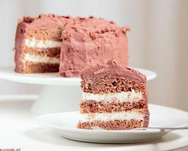 Mascarponetorte mit dunkler Ganache (klein)