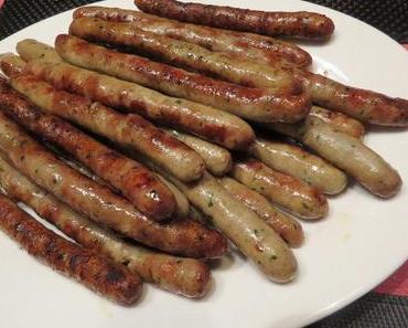 Lamm-Bärlauch-Bratwurst