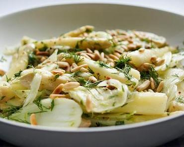 Spargel-Salat mit Fenchel