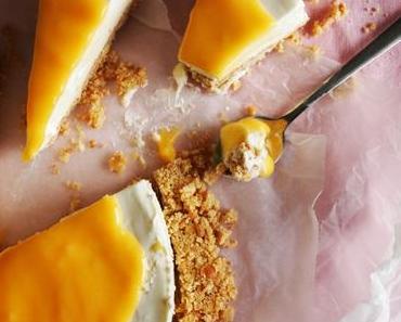 Creamy Cheesecake with Lemon Curd, no bake