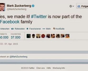 Horrormeldung! #Facebook übernimmt #Twitter!