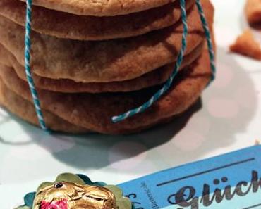 Walnuss-Weisse Schoko Cookies – Vier gewinnt