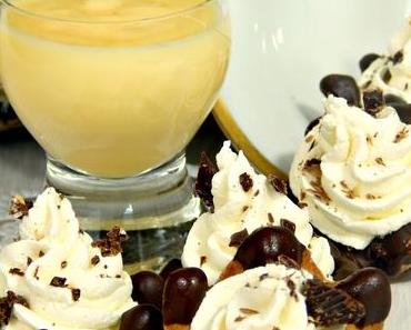 Süße Eierlikör Cookie-Körbchen