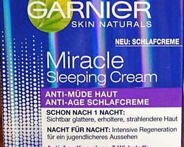 Garnier Miracle Sleeping Creme Anti Müde Haut