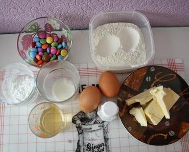 Mini-Amerikaner mit Smarties