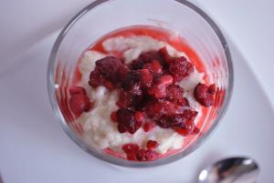 Porridge / Oatmeal Kokos-Vanille mit Früchten