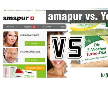 amapur vs. Yokebe – Vor- und Nachteile dieser Formula Diäten